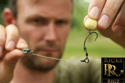 10 plataformas Ronnie - plataforma giratoria - pluma de corda - gancho de teflón - plataformas de carpa atadas listas Foto 1 de 4