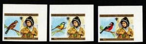 YEMEN 1980 SG594/95/97 YEAR OF THE CHILD IMPERF (BIRDS) MNH - Picture 1 of 1