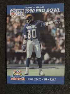 1990 Pro Set Henry Ellard Los Angeles Rams #388 Football Card - Bild 1 von 2