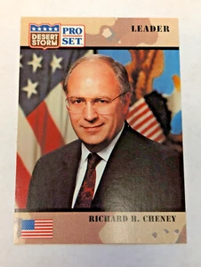 Richard Cheney 1991 Pro Set Desert Storm #80 Secretary of Defense - Picture 1 of 2
