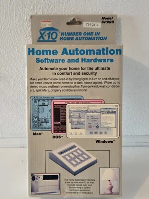 X-10 Home Automation Control Interface model CP290 for DOS Windows NOS NEW - Image 1 of 4