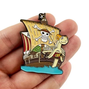 ONE PIECE Going Merry Pirate Ship Anime Metal Enamel Badge Pin Brooch Gift - Picture 1 of 5