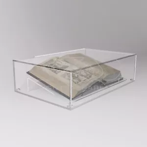 Teca e leggio cm 75 espositore in plexiglass protezione libri antichi - Foto 1 di 3
