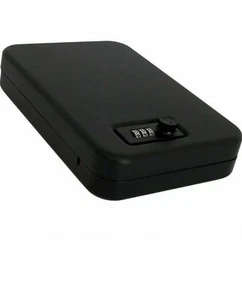 Amazon Basics Portable Security Case Lock Box Safe, Combination Lock, Large - Picture 1 of 6
