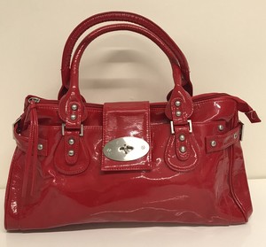 clarks burgundy patent bag