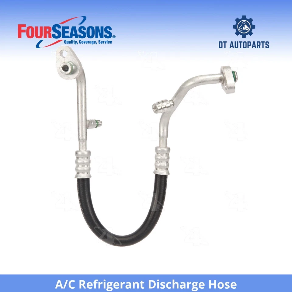 Manguera de descarga de refrigerante aire acondicionado L4 2,4 L 2003-2006 Jeep Wrangler 4 estaciones Foto 1 de 4