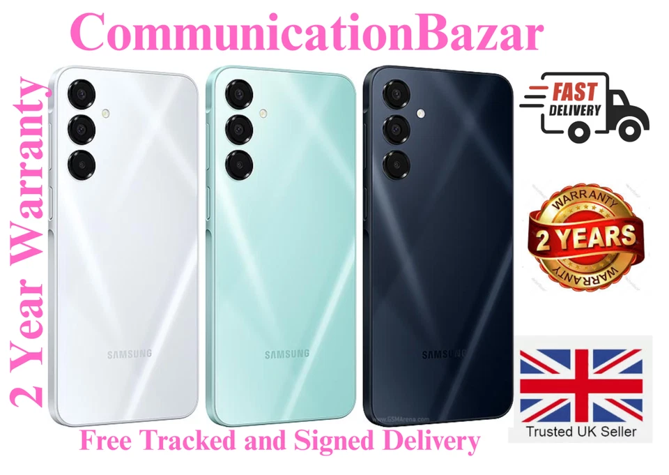 New Samsung Galaxy A16 4G/5G 128GB Unlocked Smartphone Dual Sim All Colours - Image 1 of 4