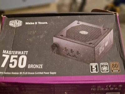 Cooler Master MWE 750 V2 750W 80 Plus Bronze EU 230V Alimentatore (Spina BEU) - Immagine 1 di 2