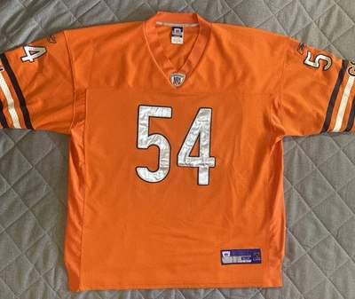 Camiseta deportiva para hombre Brian Urlacher Chicago Bears On Field Reebok 52 XL cosida Foto 1 de 4