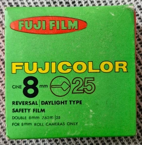 Fujifilm Fujicolor Cine 8mm 25 Reversal Daylight Type Safety Film | exp 1968 - Picture 1 of 5