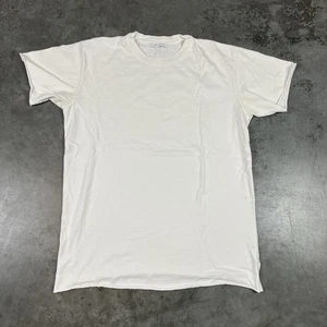 Camiseta John Elliott Para Hombre Grande Blanca Picada Defectos Envejecidos Usada - Imagen 1 de 19