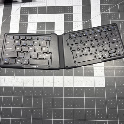 Targus Ergonomic Foldable Wireless Keyboard, Antimicrobial, Ergo-Comfort, Black - Image 1 of 2