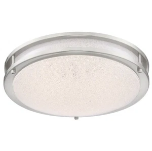 Access Lighting 20472LEDD Sparc 16"W LED Flush Mount Bowl Ceiling - Chrome - Picture 1 of 2