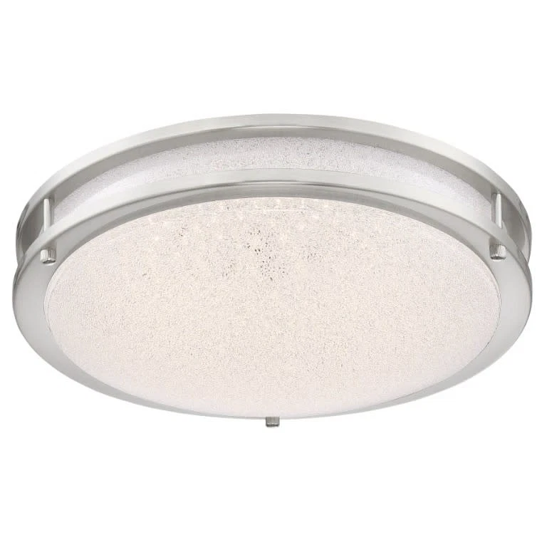 Access Lighting 20472LEDD Sparc 16"W LED Flush Mount Bowl Ceiling - Chrome - Image 1 of 2