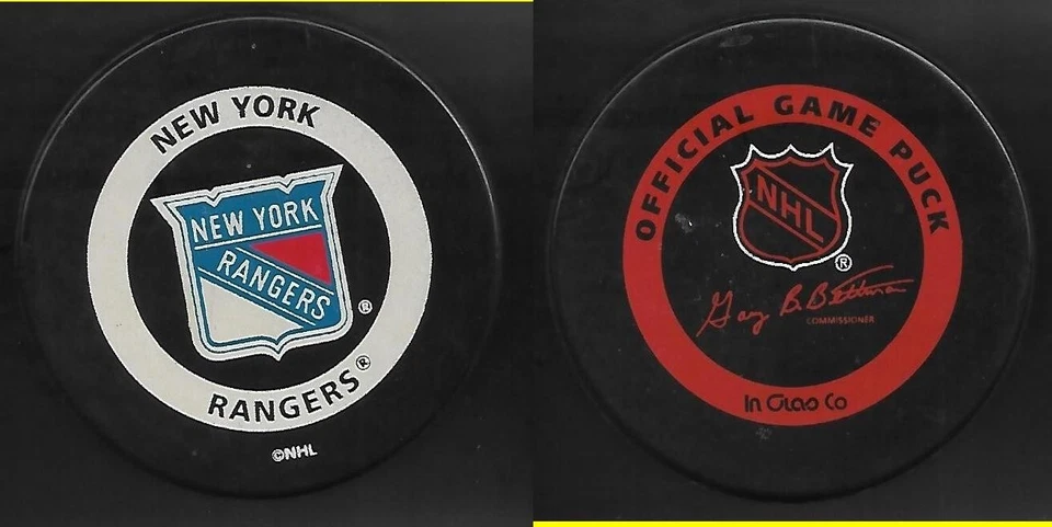 Eishockey Puck  NEW YORK RANGERS       DEL NHL - Bild 1 von 1