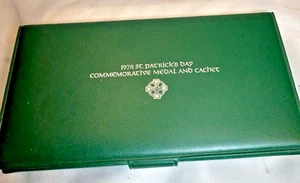 1978 St Patrick’s Day Gedenkmedaille und Gütesiegel 999 Silber  - Bild 1 von 10