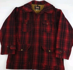 Vintage 50s 60s Woolrich Wool Heavy Lined Jagdjacke Mackinaw USA Outdoor - Bild 1 von 9