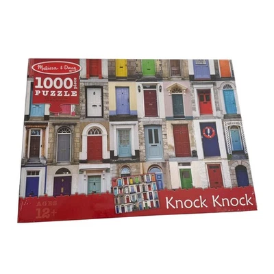 Melissa & Doug Knock Knock 1000 Pieces Puzzle NEW Damaged Box - Image 1 of 4