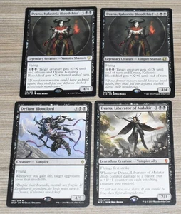 MTG 4x Black Drana Kalastria Bloodchief Liberatore di Malakir, Signore del Sangue Defiant - Foto 1 di 2
