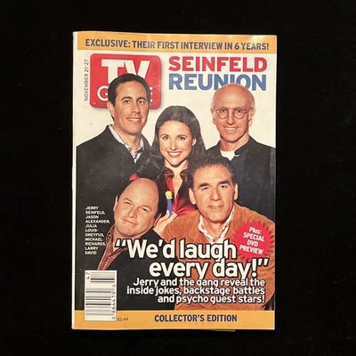 TV Guide Magazine Nov. 21-27, 2004 Seinfeld Reunion Jerry Seinfeld & Gang - Image 1 of 3