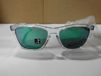 OAKLEY OO9013-D655 55 GREEN MIRRORED SLEEK FROGSKINS SUNGLASSES - Image 1 of 4