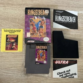 Kings of the Beach Nintendo NES CIB Complete Manual