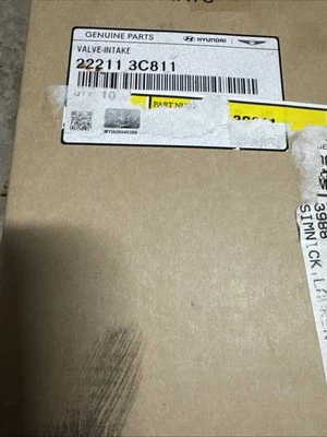 USA** New 10 PCS OEM Hyundai Intake Valve Hyundai Genesis 22211-3C811 - Image 1 of 3
