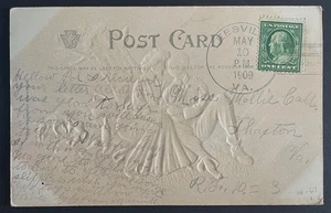 Leesville (DPO), Virginia Post Card, mailed May 10, 1909 to Thaxton, VA - Picture 1 of 2
