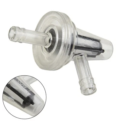 Universal-Motorcycle Right Angle Fuel Inline Filter  For 5/16 8mm Fuel-Filter - Image 1 of 4