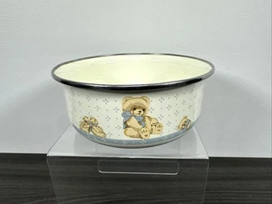 Tienshan Theodore Country Bear Metal bowl, Enamel Bowl - Picture 1 of 15