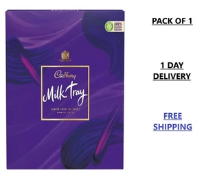 Cadbury Milk Tray Chocolate Box, Assorted Milk Chocolates Gift Set for Birthdays - Picture 1 of 6
