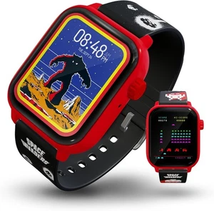 Space Invaders Retro Gaming Smartwatch Rot - Bild 1 von 7