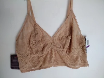 Felina Finesse Cami Bralette 140103 BEIGE Talla 1X/2X JERSEY NUEVO CON ETIQUETAS  Foto 1 de 4