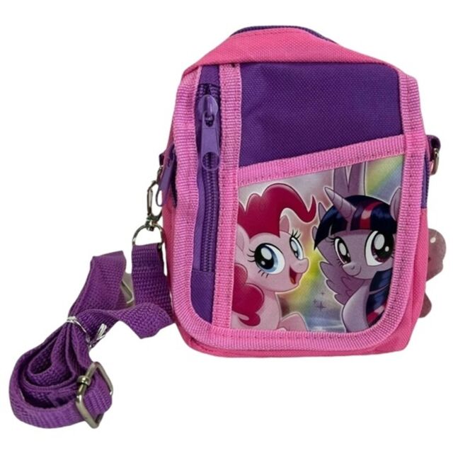 My Little Pony Girls School Backpack Lunch Box Set Rainbow Dash Pink Book  Bag