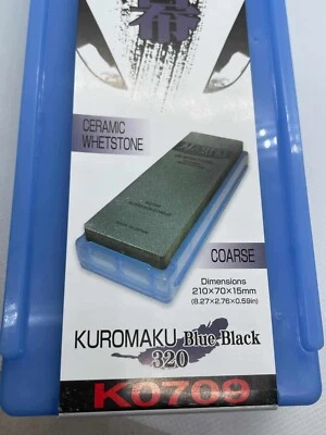 Piedra de afilar piedra de afilar cerámica Kuromaku #320 Foto 1 de 2