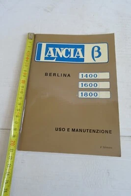 manuale uso manutenzione Lancia Beta 1.4 1.6 1.8 1973 - Immagine 1 di 4