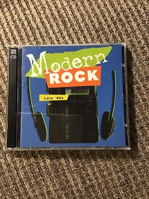 MODERN ROCK “LATE ‘80s” 2-CD SET OOP EMI/CAPITOL PRINT 24TRX VARIOUS ARTISTS - Image 1 of 4