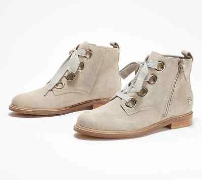 Botines con cordones Kelsi Dagger Brooklyn - gamuza amante/rinoceronte, 12 medianos Foto 1 de 2