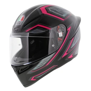 AGV K1-s ECE 22.06 Sling Matt Black Pink Grey Motorcycle Helmet, 2206 - Picture 1 of 21