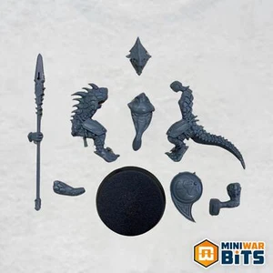 Saurus Warriors Single Figure w Celestitle Spear - Warhammer AoS Seraphon - Picture 1 of 1