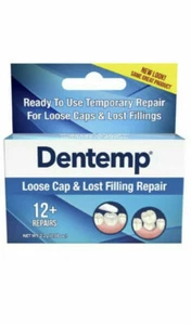 Dentemp Temporary Tooth Filling, Loose Cap & Filling -12+ Repairs-FAST DELIVERY - Picture 1 of 3