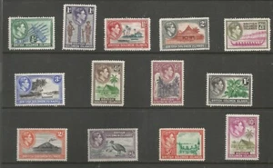 BRITISH SOLOMON ISLANDS 1939 - 1951 SET SG 60/72 MINT Cat £110 - Picture 1 of 2