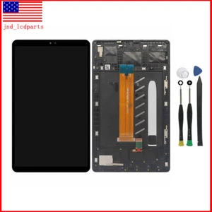 Black For Samsung Galaxy Tab A7 Lite SM-T220NZ LCD Touch Screen Digitizer Frame - Picture 1 of 7