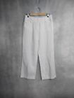 MONSOON TROUSERS 12, WHITE LINEN, WIDE LEG, HOLIDAY/SUMMER TROUSERS