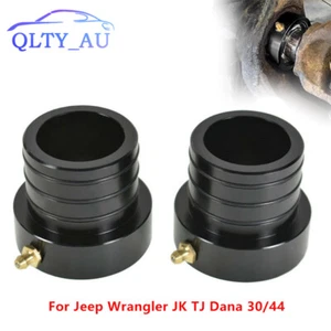 2Pcs MG21102 Front Axle Tube Seal Kit Black For Jeep Dana 30 &44 TJ XJ MJ ZJ JK - Picture 1 of 13