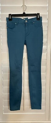 ANN TAYLOR LOFT Women's Legging, Turquoise,   Soft Cotton, Rayon, Spandex, S 00 Foto 1 de 4