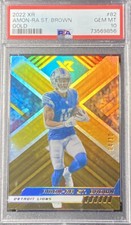 2022 XR Amon Ra At Brown Gold Refractor /10 Lions MVP Collectors Rare SP PSA 10