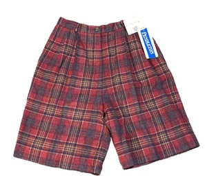 Vintage Pendleton NOS Knockabout Plaid Shorts Women's Size 8 Made in USA NEW - Picture 1 of 5