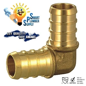 Paquete de 20 piezas CODO PEX 3/4"" x 3/4"" (123-03) - SIN PLOMO - Imagen 1 de 1