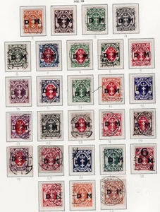 ALEMANIA DANZIG 1921-1923 FUNCIONARIOS COMPLETOS MICHEL 1-40 MUY BUEN FAVOR USADO - Imagen 1 de 2